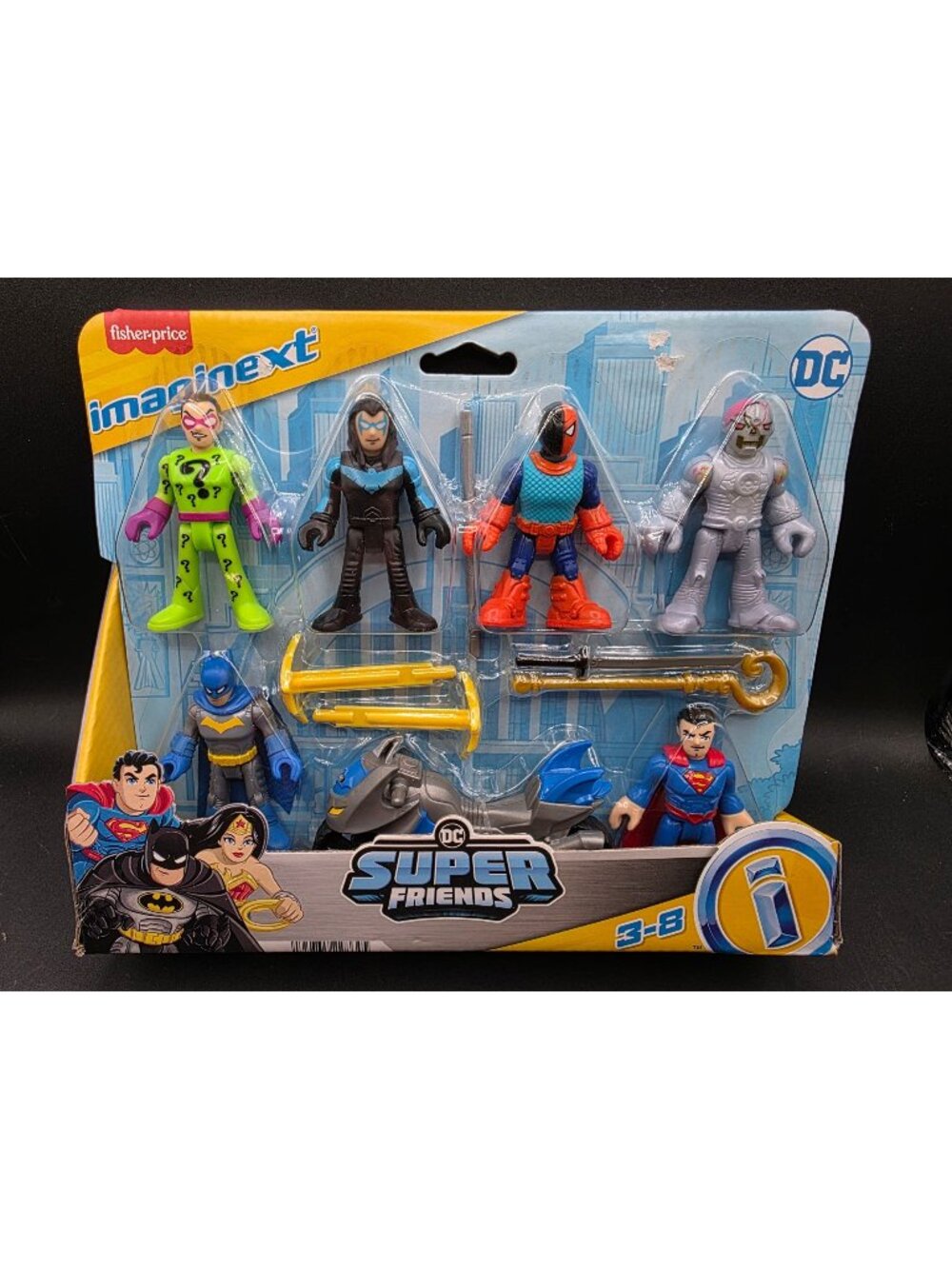 Fisher-Price Imaginext DC Super Friends Action Figures Playset New Ages 3-8